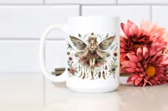 Detailed Boho Fairy, Watercolor Style | Sublimation | Product Image 2