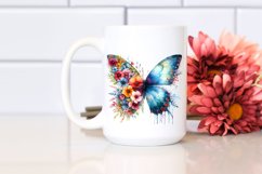 Artistic Butterfly Watercolor Clipart Product Image 2