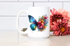 Artistic Butterfly Watercolor Clipart Product Image 2