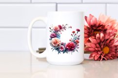 Vibrant Floral Frame with Carnation | Clipart Product Image 2