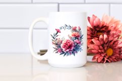 Vibrant Floral Frame with Carnation | Clipart Product Image 2