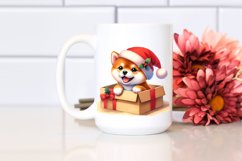 Enthusiastic Baby Shiba Inu PNG Product Image 2