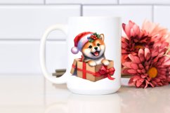 Enthusiastic Baby Shiba Inu PNG Product Image 2