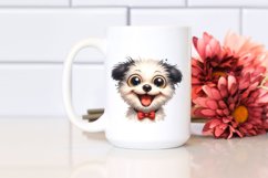 Cute Crazy Bichon Frise Sublimation Clipart Product Image 2