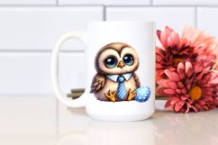 Funny Baby Owl Sitting Tie Product Image 2
