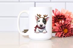 Extremely Expressive Baby Bull Terrier PNG Product Image 2