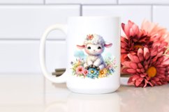 Cute Baby Lamb Clipart Product Image 2