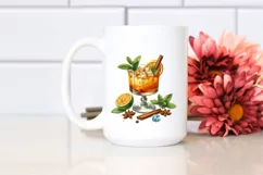 Watercolor Amaretto Sour Clipart Product Image 2