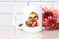 Vibrant Colorful Brownish Plush Duck Product Image 2