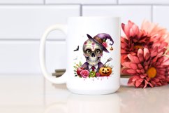 Funny Halloween Skull | Sublimation Clipart Product Image 2