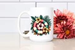 Vintage Beachbuoy, Tropical | Sublimation | Clipart Product Image 2