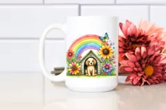 Colorful Dog House Illustration Clipart Product Image 2