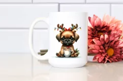 Expressive Baby Mastiff Watercolor PNG Product Image 2