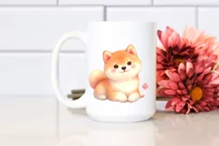 Pastel Shiba Inu Watercolor Product Image 2