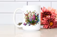 Watercolor Luxury Flower Splash Clipart Product Image 2