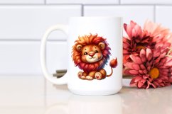 Vibrant Watercolor Colorful Brownish Manually Sewed Plush Product Image 2