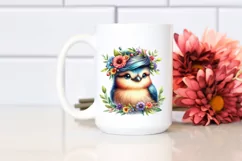 Watercolor Bird Portrait, Transparent PNG Product Image 2