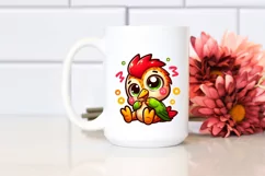 Colorful Small Baby Woodpecker Clipart Product Image 2
