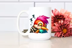 Colorful Small Baby Woodpecker Clipart Product Image 2