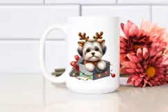 Expressive Baby Havanese Watercolor PNG Product Image 2