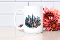 Urban Manhattan Watercolor Clipart Product Image 2