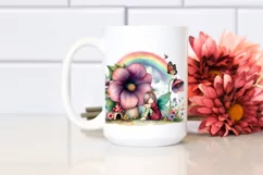 Colorful Fairy House Illustration Clipart Product Image 2