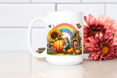 Fairy House with Rainbow | Clipart Product Image 2
