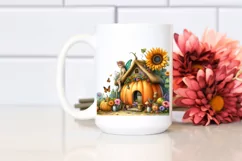 Fairy House with Rainbow | Clipart Product Image 2