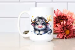 Colorful Smiling Baby Musk Ox | Clipart Product Image 2