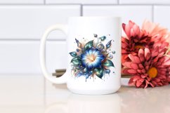 Glossy Morning Glory Clipart Product Image 2