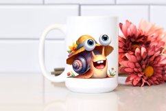 Expressive Snail Clipart Product Image 2