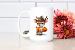 Cute Baby Elk Halloween Clipart Product Image 2