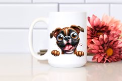 Funny Popping Eyes Boxer | Sublimation | Clipart Product Image 2