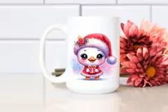 Extremely Expressive Baby Flamingo PNG Product Image 2