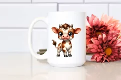 Baby Cow Rain Boots | Watercolor Product Image 2