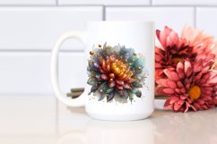 Abstract Shiny Marigold Sublimation Clipart Product Image 2