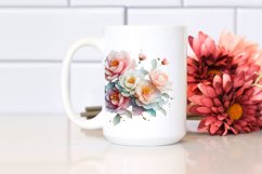 Abstract Glossy Peonies Art, Transparent PNG Product Image 2