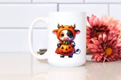 Cute Baby Cow Halloween Clipart Product Image 2