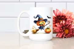 Simple Funny Halloween Broomstick PNG Product Image 2