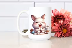 Easter Bunny Cookies, Clipart |T-shirt, Mug PNG Product Image 1