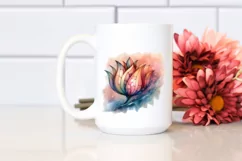 Colorful Tulip Abstract Clipart Product Image 2