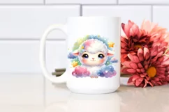 Colorful Dall Sheep with Stars | Clipart Product Image 2