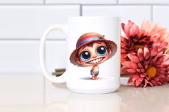 Funny Baby Standing Hat Clipart Product Image 2