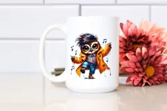 Cute Baby Owl Dancing PNG Product Image 2