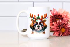 Extremely Expressive Baby Saint Bernard PNG Product Image 2