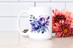 Detailed Sweet Pea Watercolor Splash Product Image 2