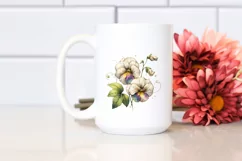 Wooden Stained Sweet Pea with Golden Insertions | Product Image 2