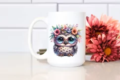 Watercolor Owl Playing, Transparent PNG Product Image 2