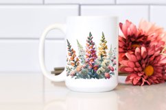 Watercolor Filled Large Snapdragon | Clipart Product Image 2