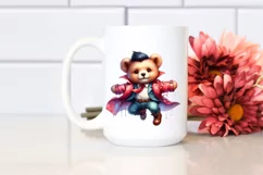 Proud Baby Bear with Raincoat PNG Product Image 2